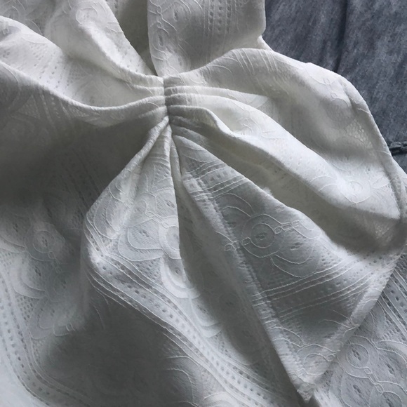 White Patterned Dress - Picture 5 of 5